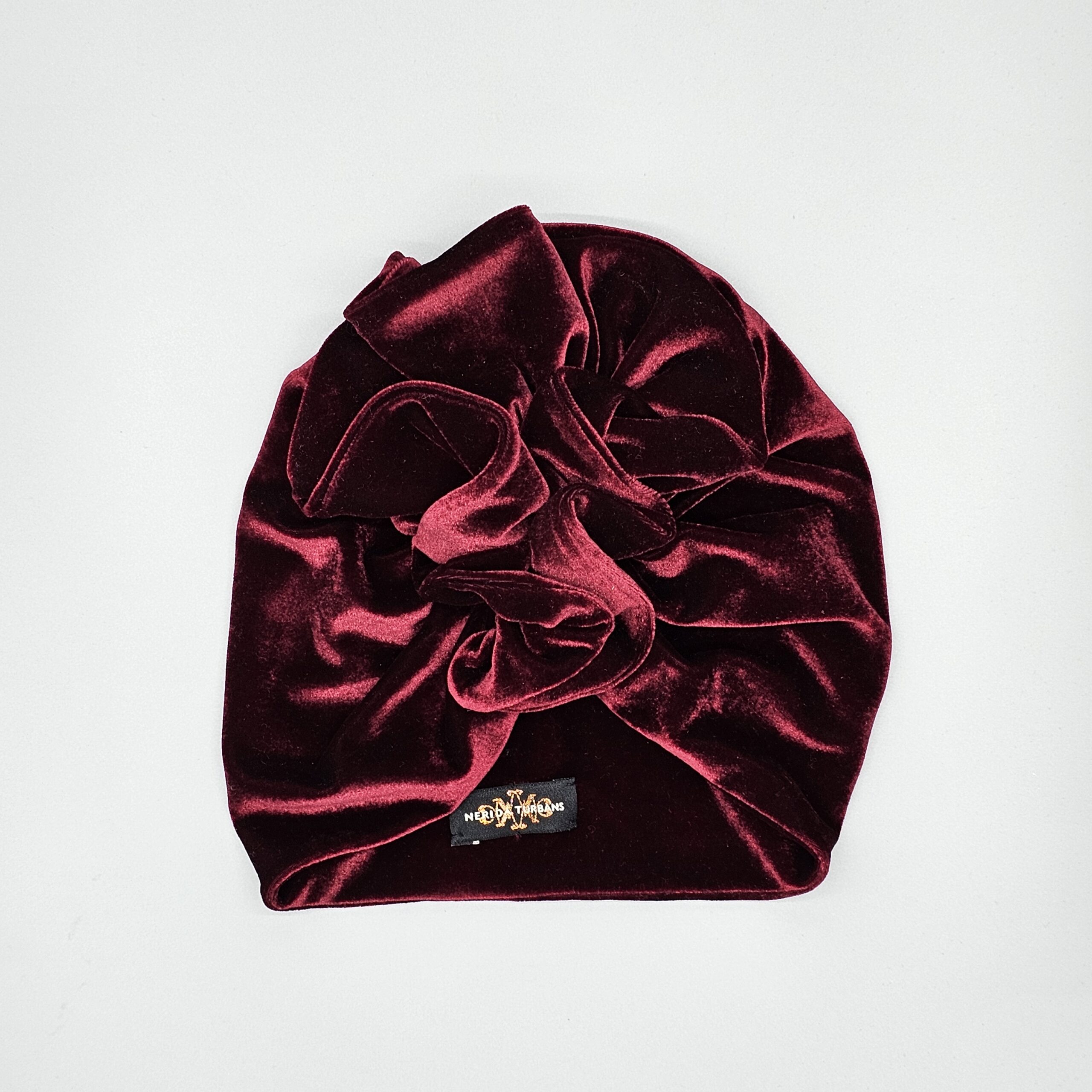 Ruffle Velvet - Burgundy4