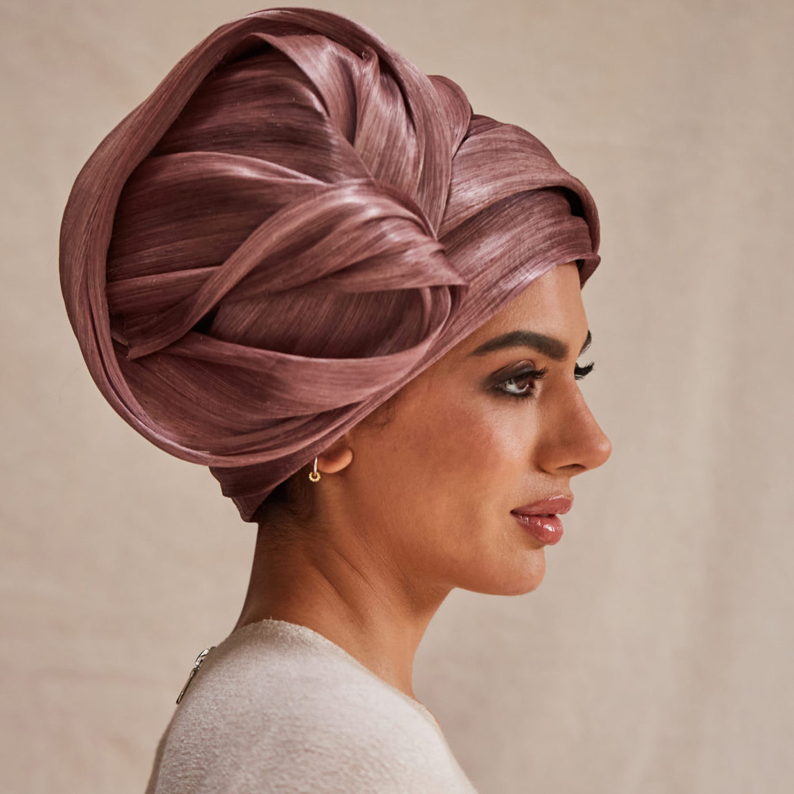 marihoja マリホジャ India Silk Turban Hat India Silk Turban Hat